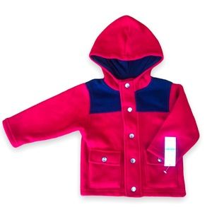NWT Kids Headquarters | Baby Boy Fleece Hooded Jacket | size 18M